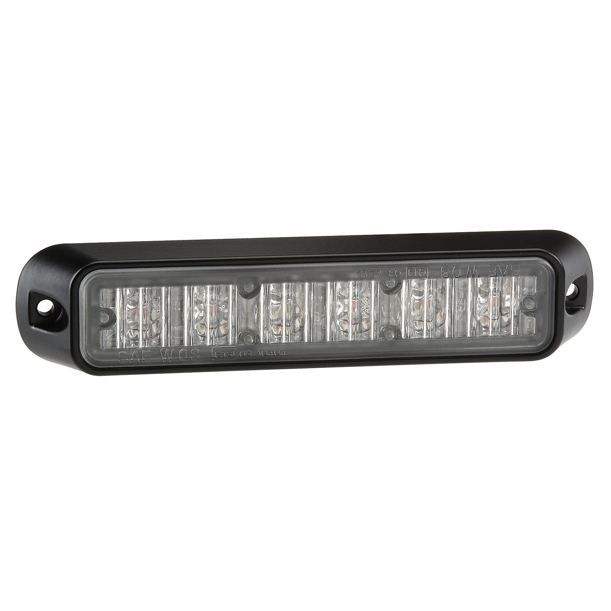 BWI Ultima, LED Warning Light, Low Profile, 6 LED, Amber, Light Bulb Type LED, Watts 6 Model# UT-85206A-2